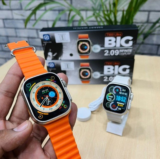 T900 Ultra Smart Watch / T900 Ultra 2 SmartWatch - 2.09 Infinite Display - 49MM Dial Size - Built-in Games - Bluetooth Calling - Crown Working